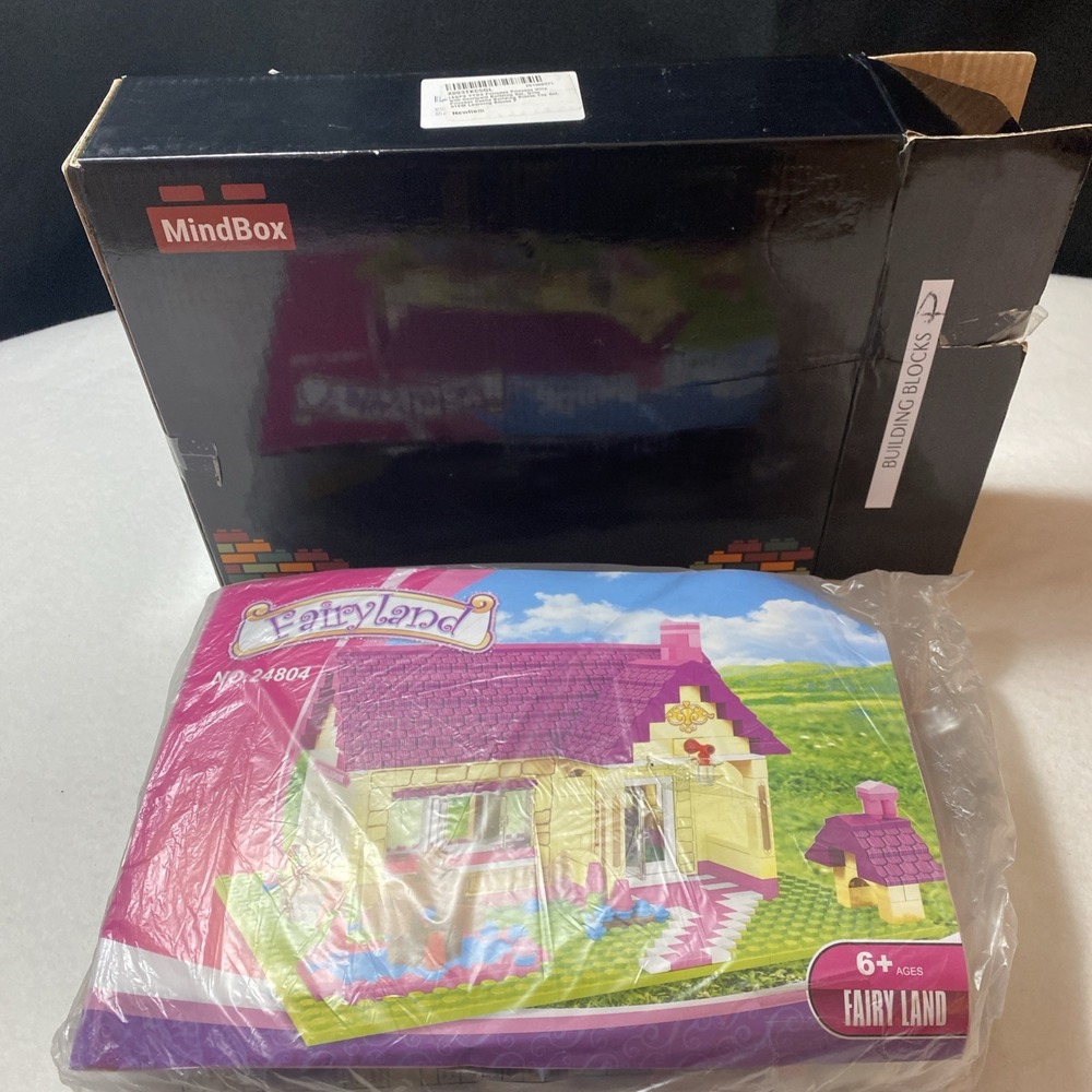 MindBox Fairyland Princess Villa Kids Set 24804 Pink Purple Building Blocks